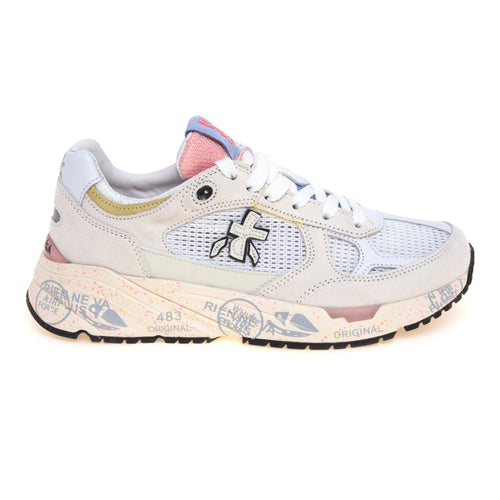 Sneaker Premiata Mase-d in camoscio e tessuto retinato