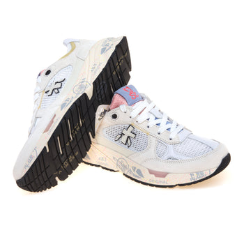 Sneaker Premiata Mase-d in camoscio e tessuto retinato - 4