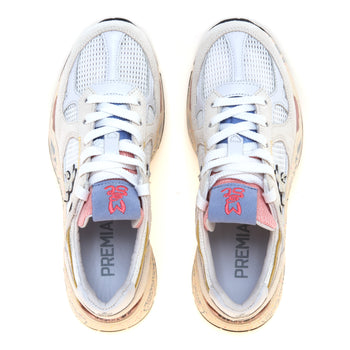 Sneaker Premiata Mase-d in camoscio e tessuto retinato - 5