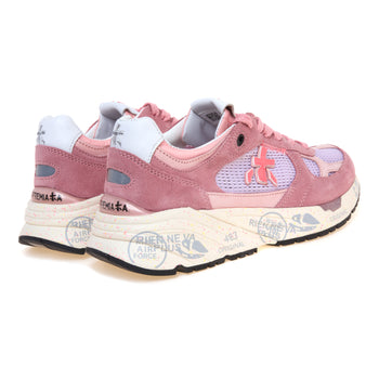 Sneaker Premiata Mase-d in camoscio e tessuto retinato - 3