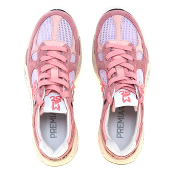 Sneaker Premiata Mase-d in camoscio e tessuto retinato - 5