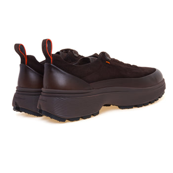 Sneaker Santoni Easy Bounce Mountain in pelle e camoscio anticati - 3