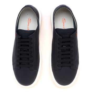 Sneaker Santoni in pelle martellata - 5