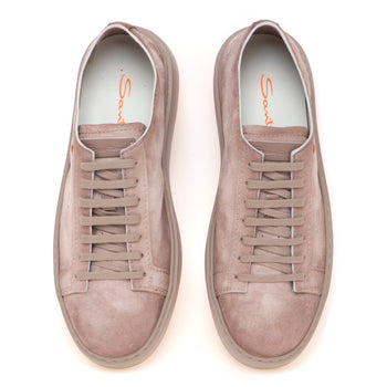 Sneaker Santoni in camoscio supersoft - 5