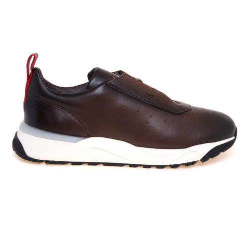 Sneaker Santoni Innova in pelle anticata - 1