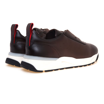Sneaker Santoni Innova in pelle anticata - 3