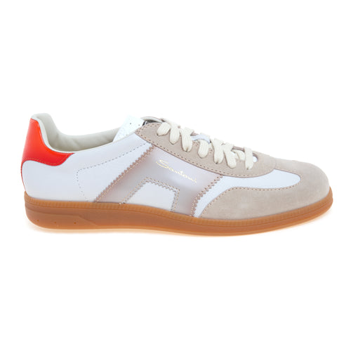 Sneaker Santoni DBS Olympic in pelle sfoderata