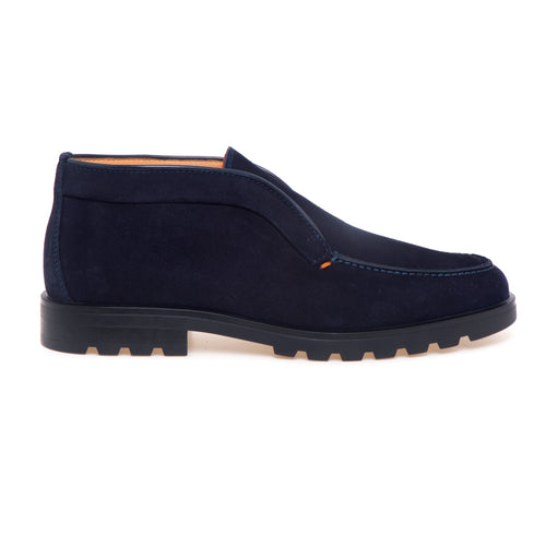 Polacco senza lacci Santoni in camoscio