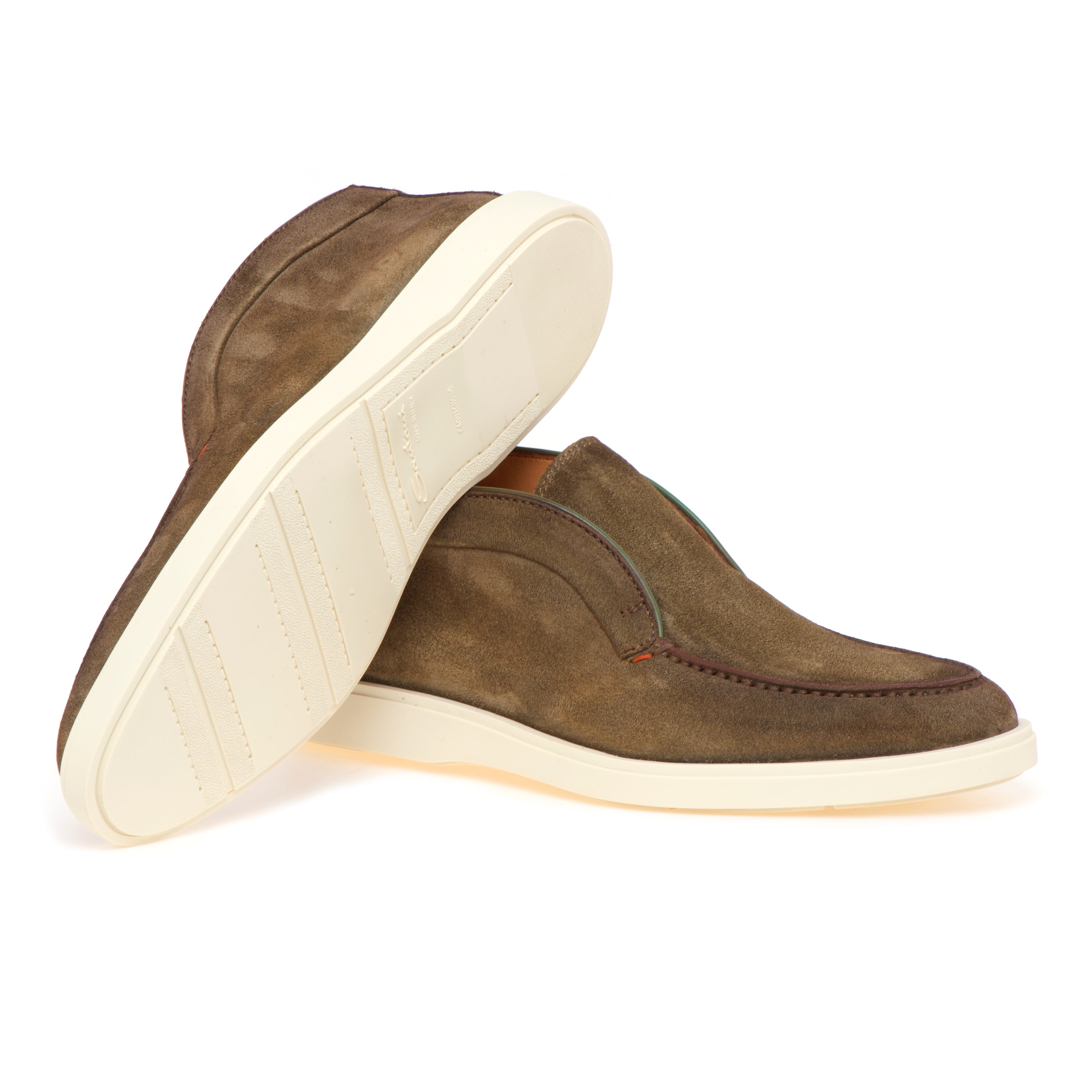 Polacchine Camoscio Polacchine Uomo Con Pelliccia Camoscio