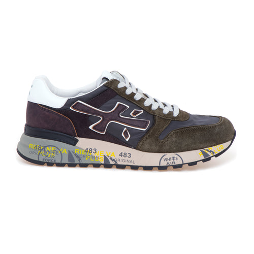 Sneaker Premiata Mick in camoscio e tessuto