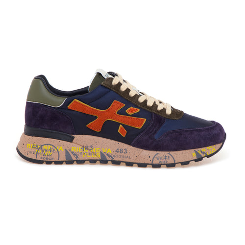 Sneaker Premiata Mick in camoscio e tessuto