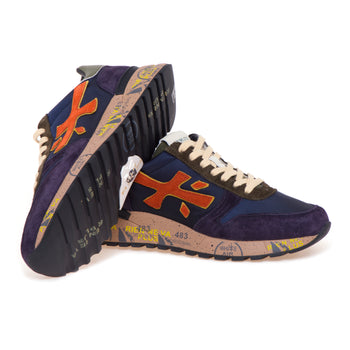 Sneaker Premiata Mick in camoscio e tessuto - 4