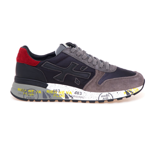 Sneaker Premiata Mick in camoscio e tessuto - 1