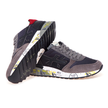 Sneaker Premiata Mick in camoscio e tessuto - 4