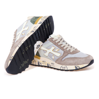 Sneaker Premiata Mick in camoscio e tessuto - 4