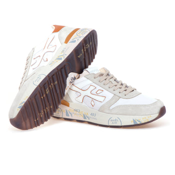Sneaker Premiata Mick in camoscio e tessuto - 4