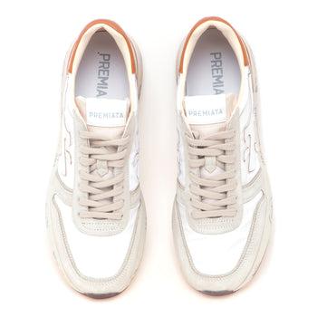 Sneaker Premiata Mick in camoscio e tessuto - 5