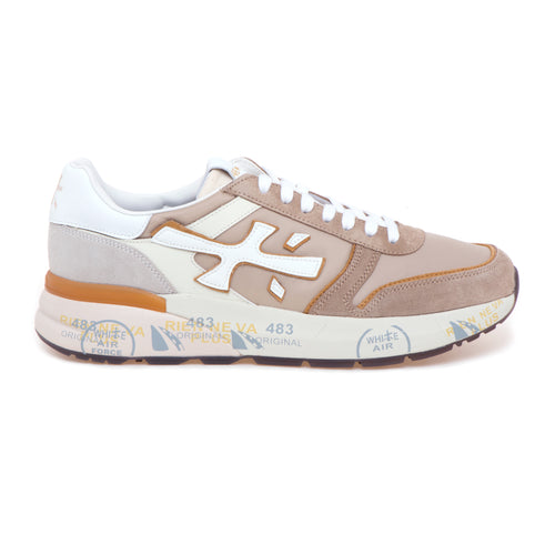 Sneaker Premiata Mick in camoscio e tessuto