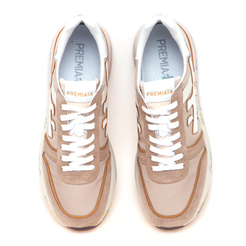 Sneaker Premiata Mick in camoscio e tessuto - 5