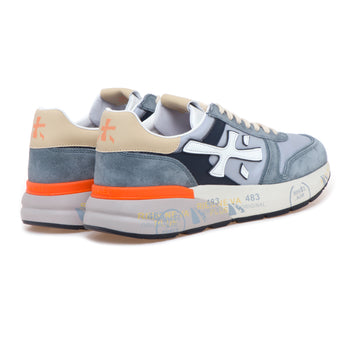 Sneaker Premiata Mick in camoscio e tessuto delavè - 3