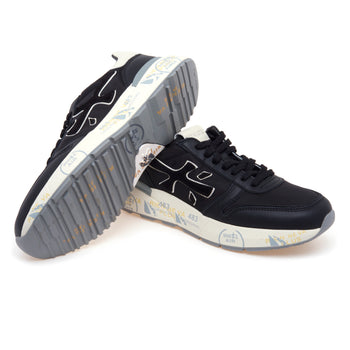 Sneaker Premiata Mick in camoscio e tessuto - 4