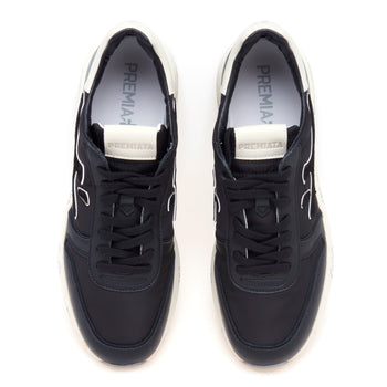 Sneaker Premiata Mick in camoscio e tessuto - 5