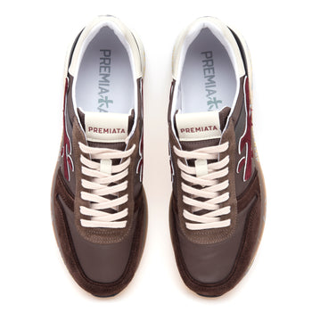 Sneaker Premiata Mick in camoscio e tessuto - 5
