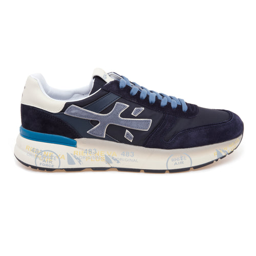 Sneaker Premiata Mick in camoscio e tessuto