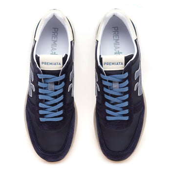 Sneaker Premiata Mick in camoscio e tessuto - 5