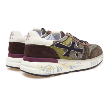 Sneaker Premiata Mick in camoscio e tessuto - 3