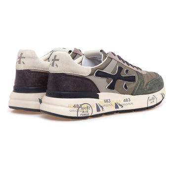 Sneaker Premiata Mick in camoscio e tessuto - 3