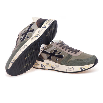 Sneaker Premiata Mick in camoscio e tessuto - 4