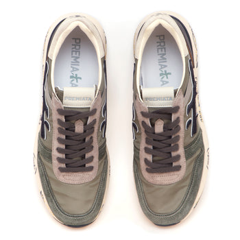 Sneaker Premiata Mick in camoscio e tessuto - 5