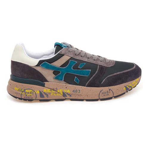 Sneaker Premiata Mick in camoscio e tessuto