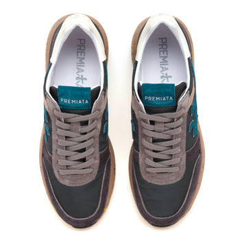 Sneaker Premiata Mick in camoscio e tessuto - 5