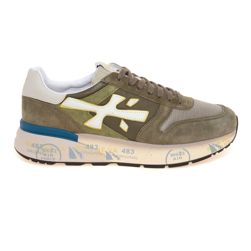 Sneaker Premiata Mick in camoscio e tessuto