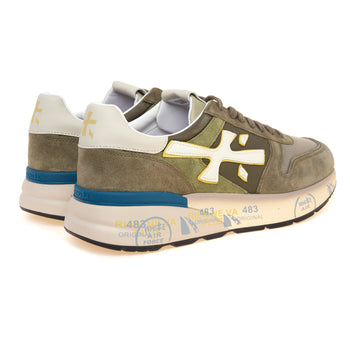 Sneaker Premiata Mick in camoscio e tessuto - 3