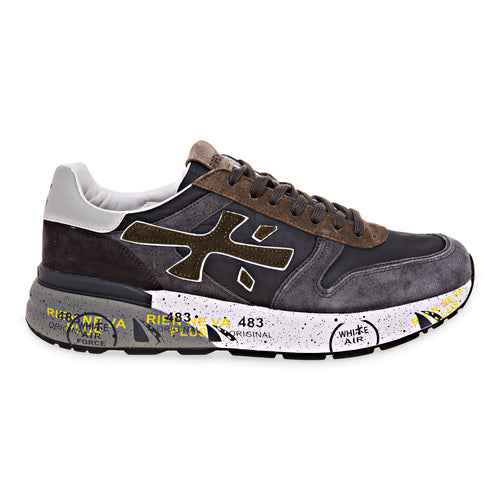 Sneaker Premiata Mick in camoscio e tessuto