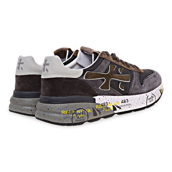 Sneaker Premiata Mick in camoscio e tessuto - 3
