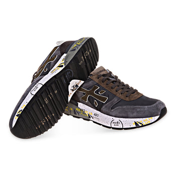 Sneaker Premiata Mick in camoscio e tessuto - 4