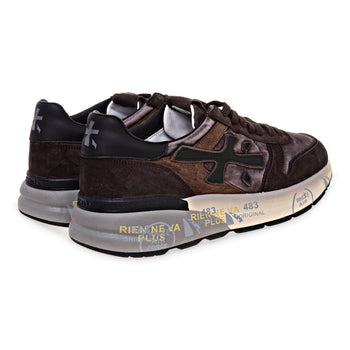 Sneaker Premiata Mick in camoscio e tessuto lavato - 3
