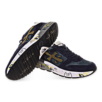 Sneaker Premiata Mick in camoscio e tessuto lavato - 4