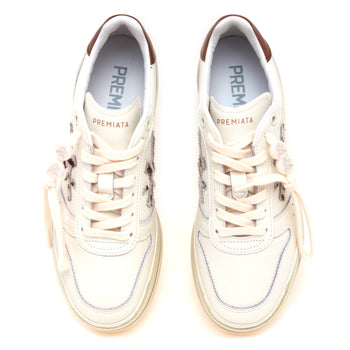 Sneaker Premiata Micol in cavallino maculato con maxi platform - 5