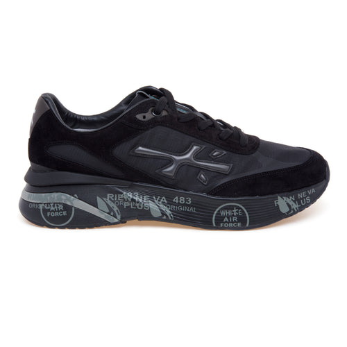 Sneaker Premiata Moe Run in camoscio e tessuto