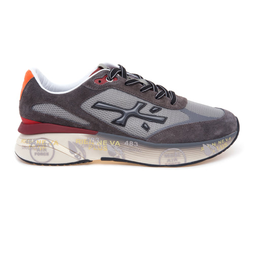 Sneaker Premiata Moe Run in camoscio e tessuto