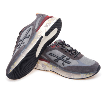 Sneaker Premiata Moe Run in camoscio e tessuto - 4