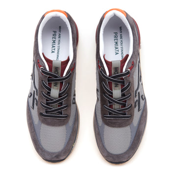 Sneaker Premiata Moe Run in camoscio e tessuto - 5