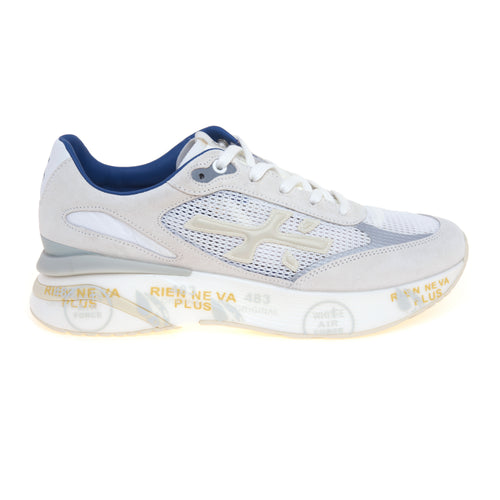 Sneaker Premiata MOERUN in camoscio e tessuto retinato