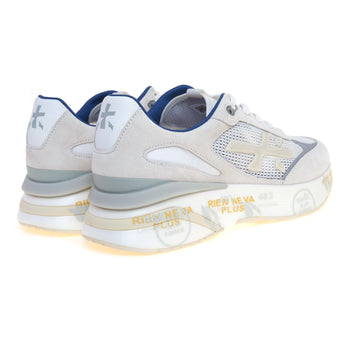 Sneaker Premiata MOERUN in camoscio e tessuto retinato - 3