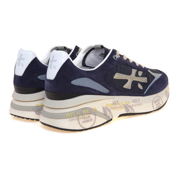 Sneaker Premiata MOERUN in camoscio e tessuto tecnico - 3